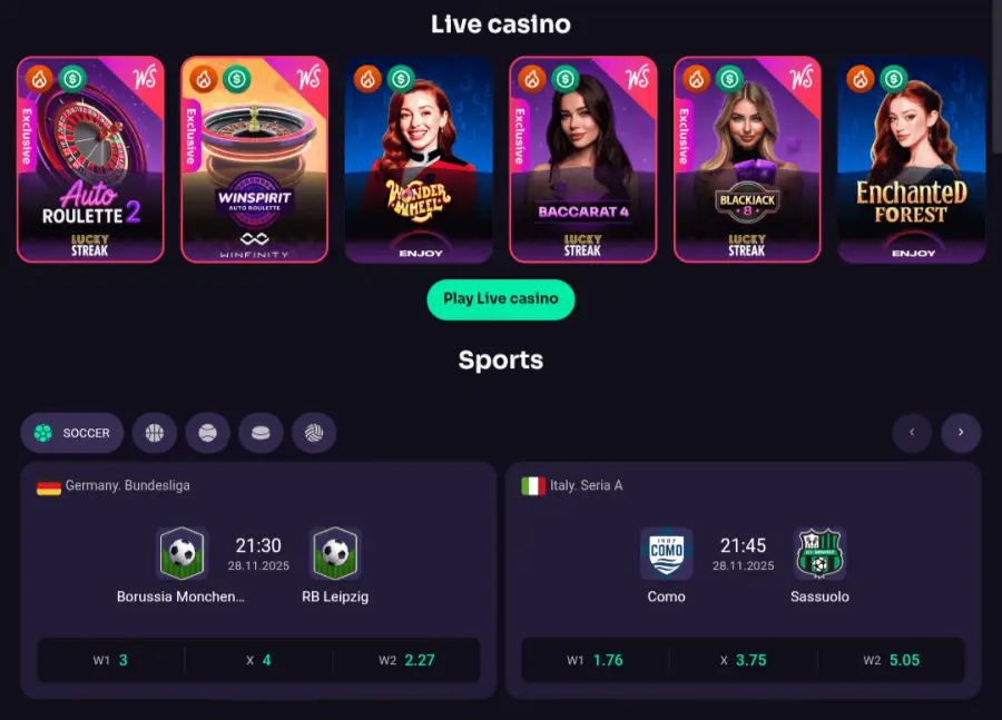 Winspirit casino